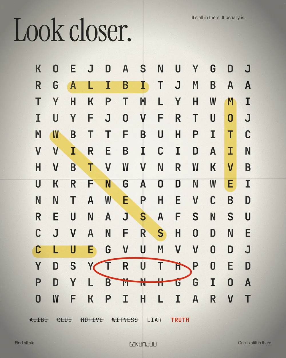 Mystery · Look closer
