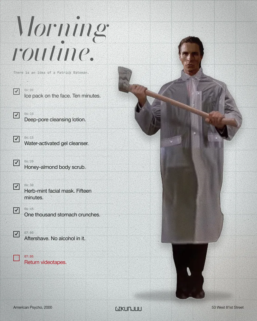 Psycho · Morning routine