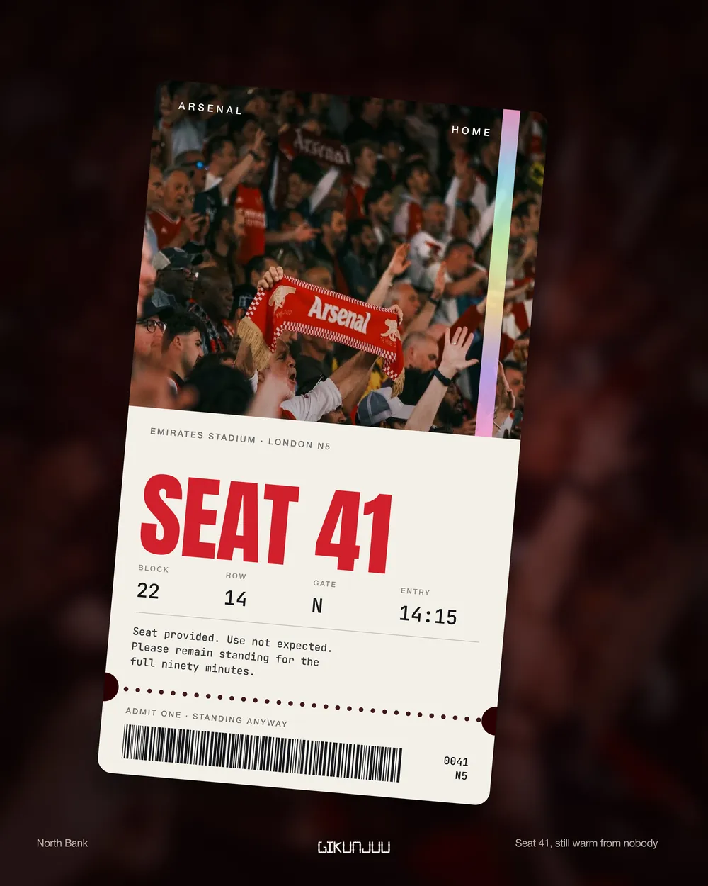 Arsenal · Nobody sits