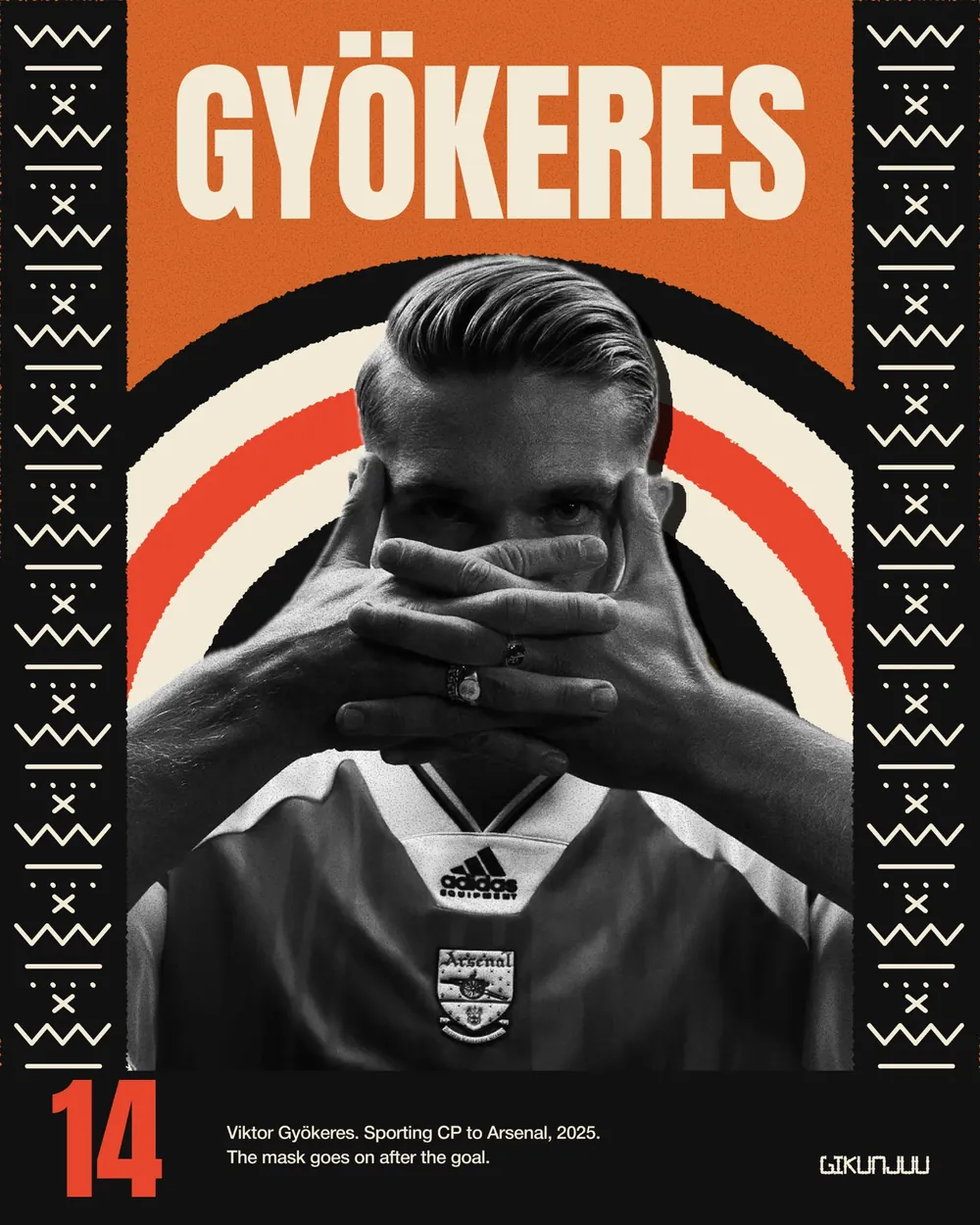 Gyökeres · The mask