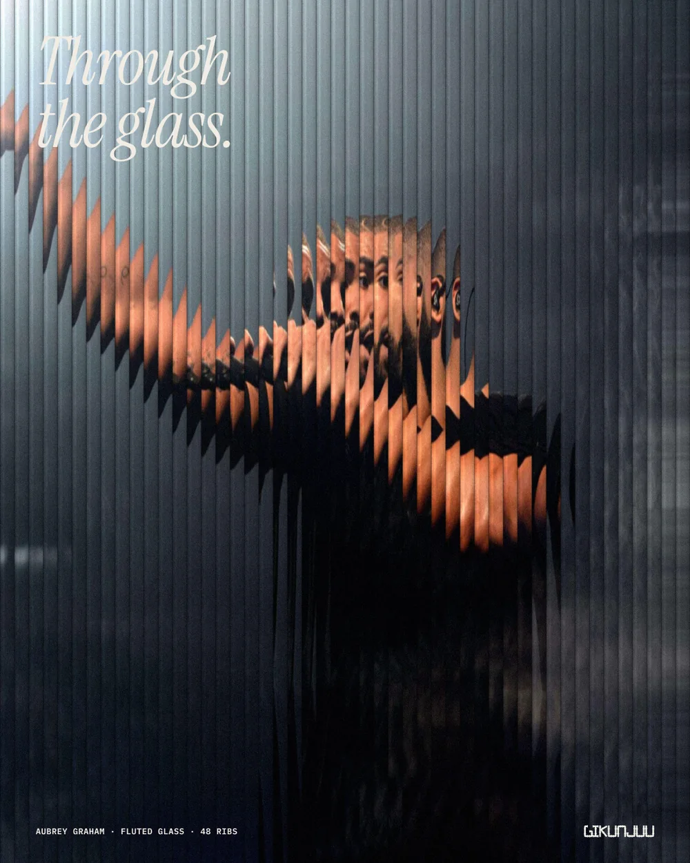 Drake · Fluted glass
