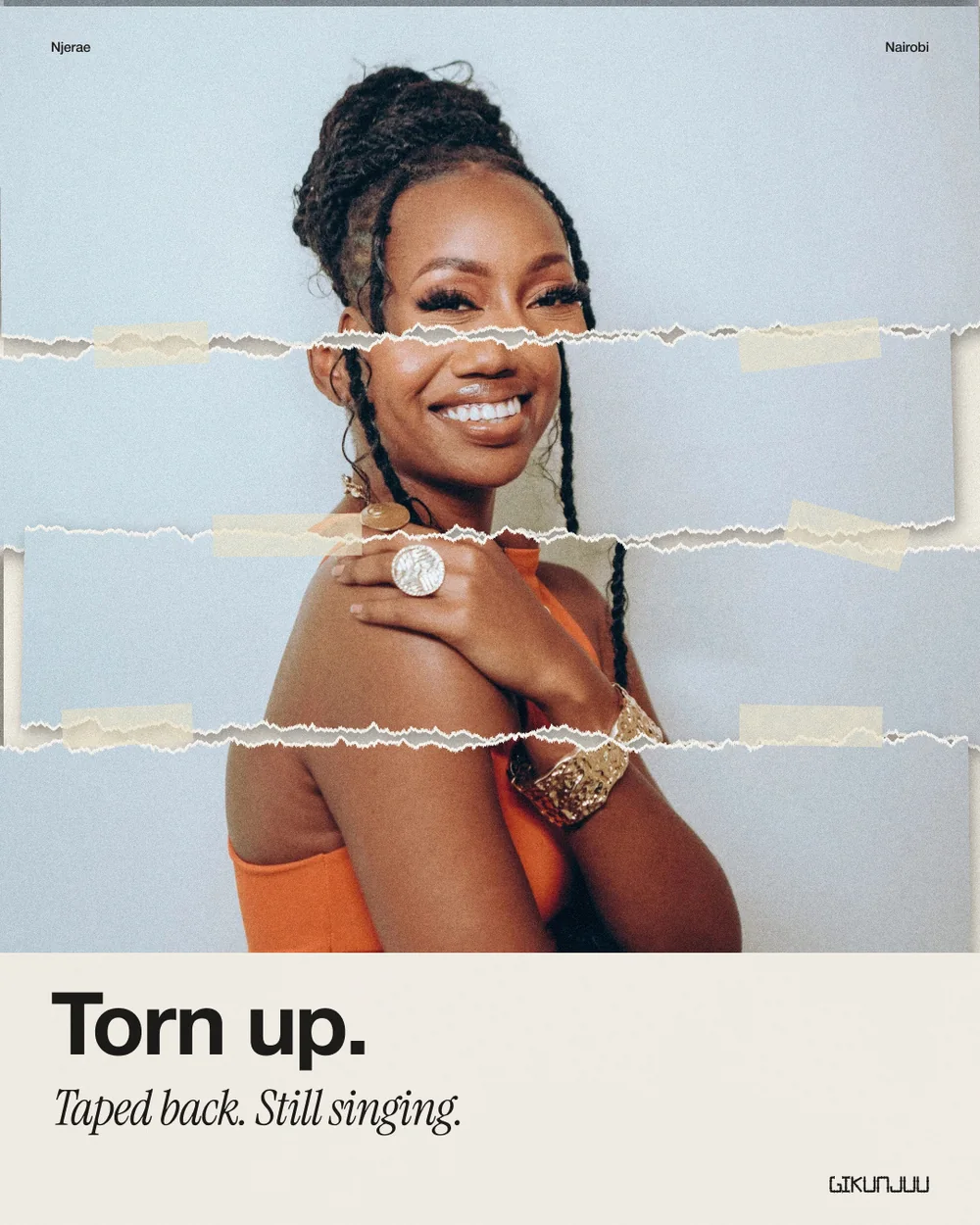 Njerae · Torn and taped