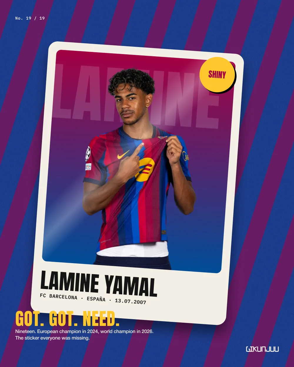 Yamal · The sticker